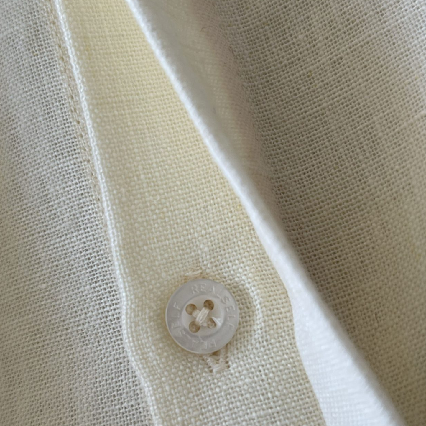 WOMEN WHITE LINEN LONG SLEEVE SHIRT