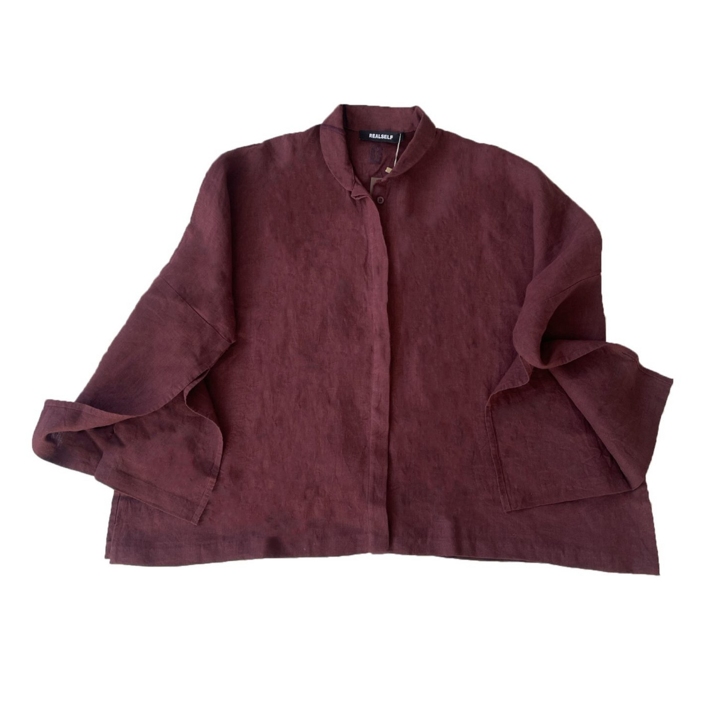 WOMEN LINEN LONG SLEEVE SHIRT