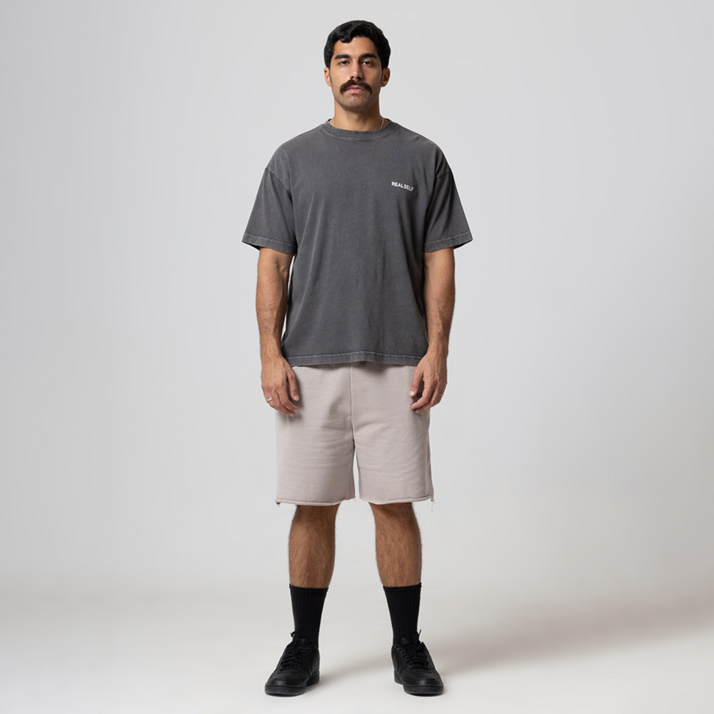 REALSELF EMBROIDERY LOGO JOGGING SHORT