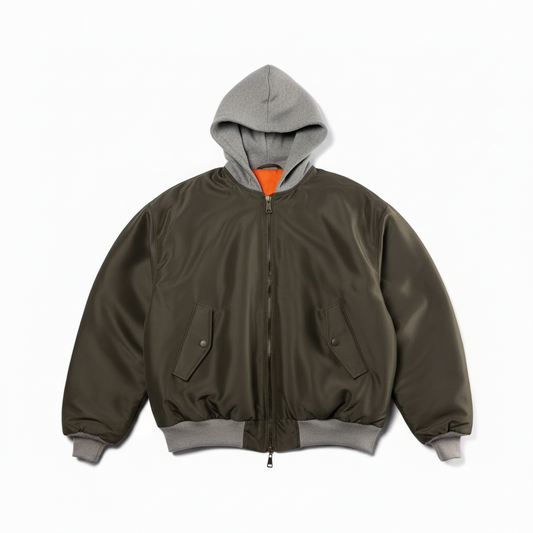 REALSELF BOMBER JACKET OLIVE