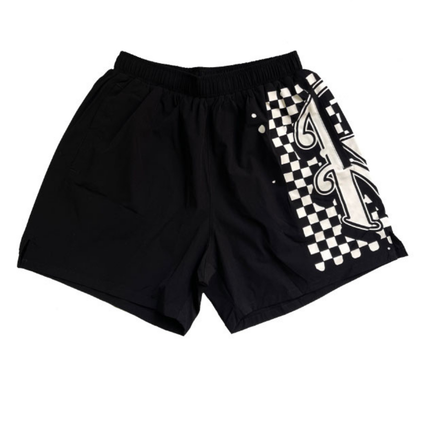 REALSELF BLACK NYLON SHORT