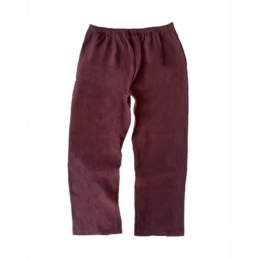 LINEN RELAXED FIT PANTS