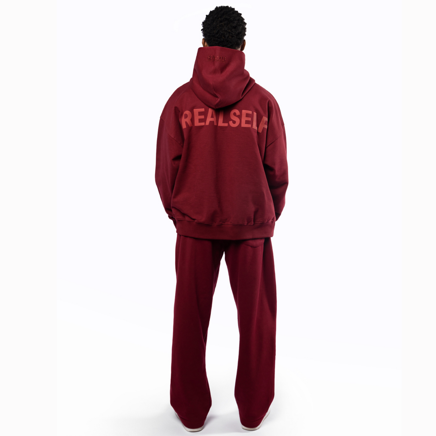 TRACKSUIT PANTS IN MAROON