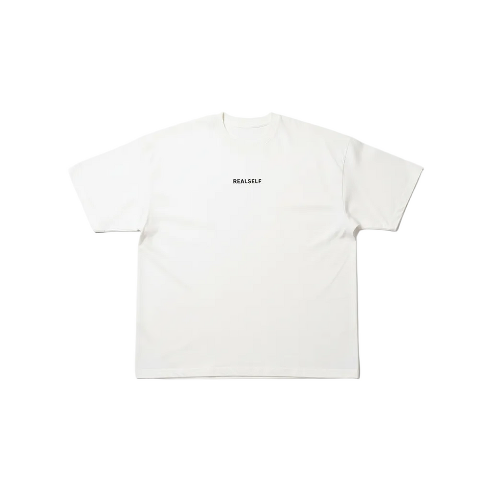 LOGO OVERSIZED WHITE WOMEN T-SHIRT