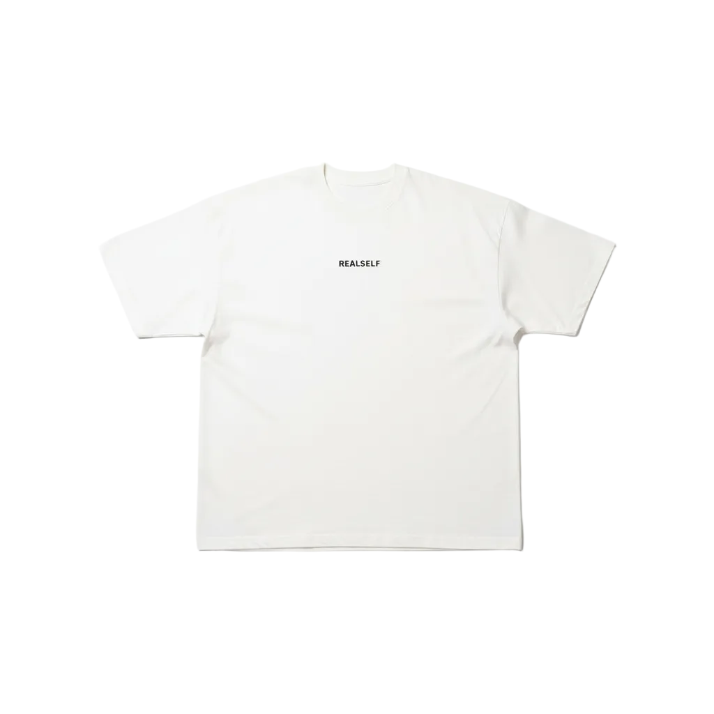 LOGO OVERSIZED WHITE WOMEN T-SHIRT