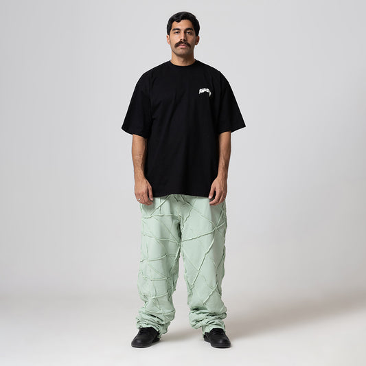 REALSELF GREEN JOGGING PATCH PANT
