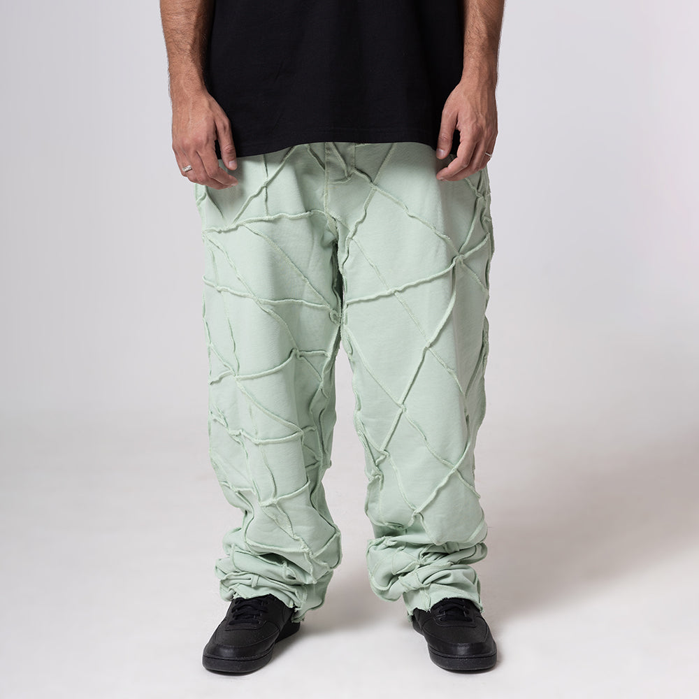 REALSELF GREEN JOGGING PATCH PANT