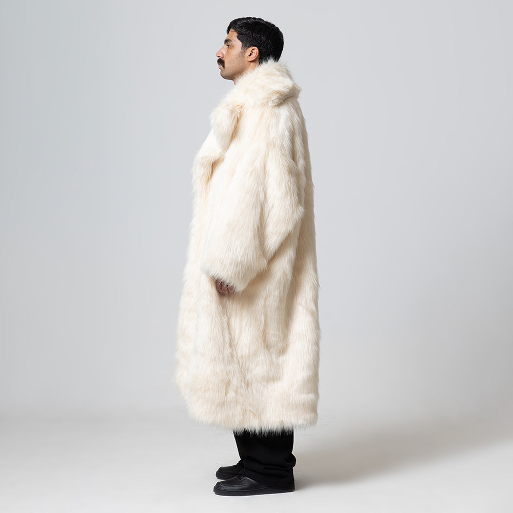 OVERSIZED FAUX FUR COAT