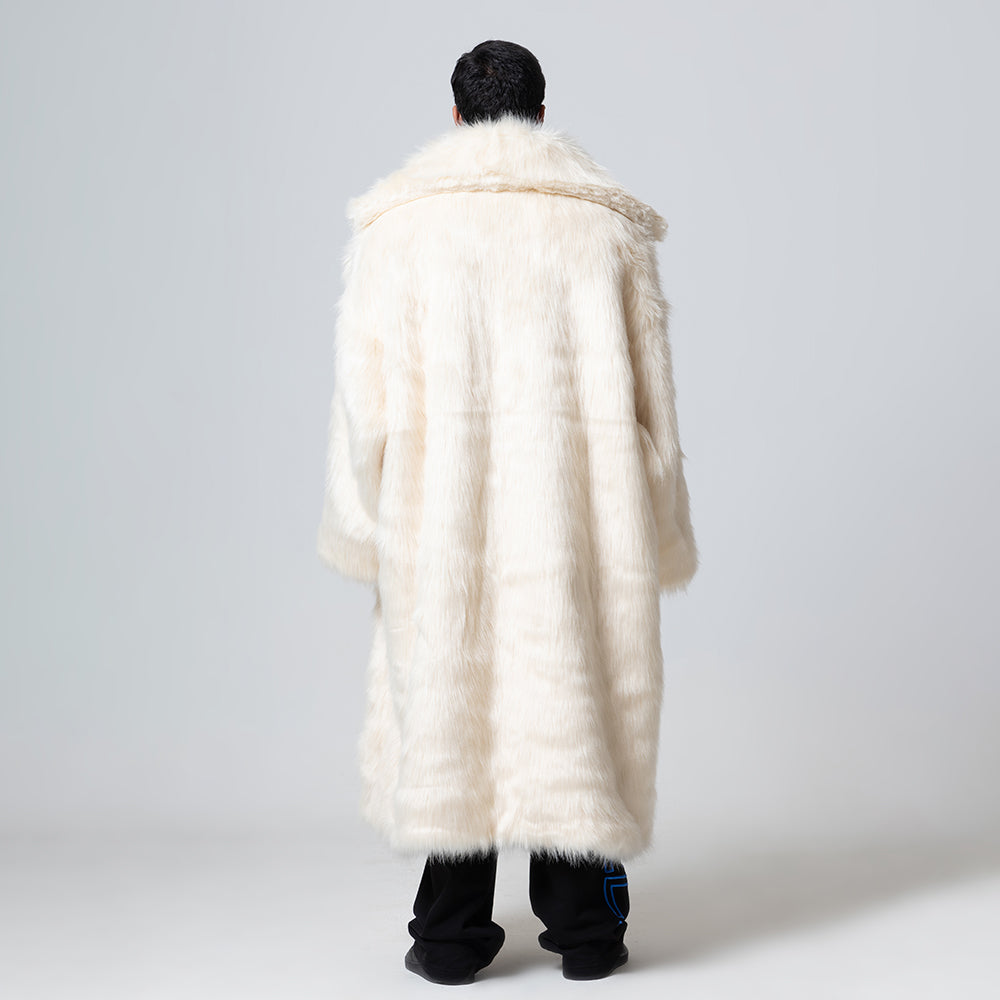 OVERSIZED FAUX FUR COAT