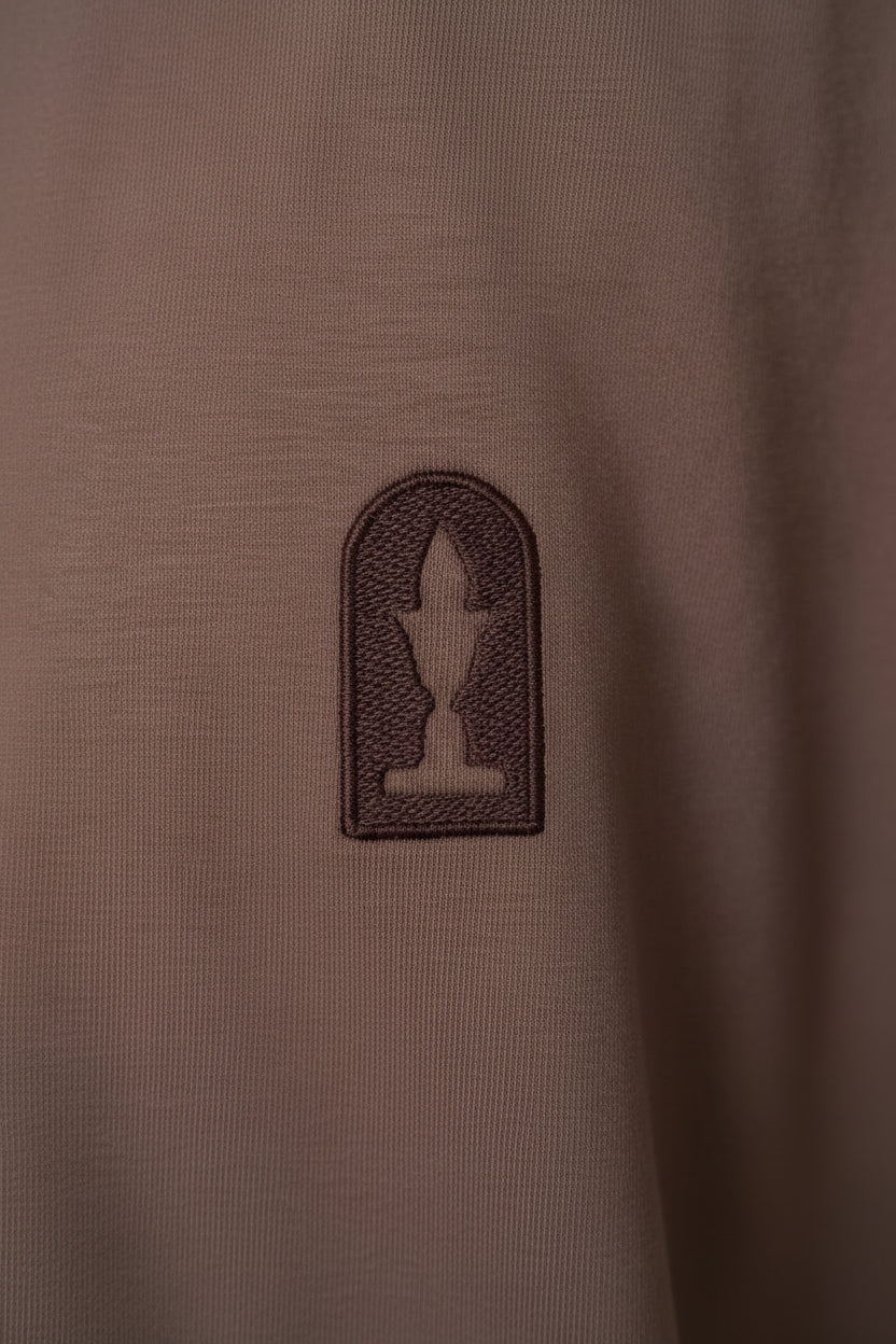 Classic Brown Cotton T-Shirt