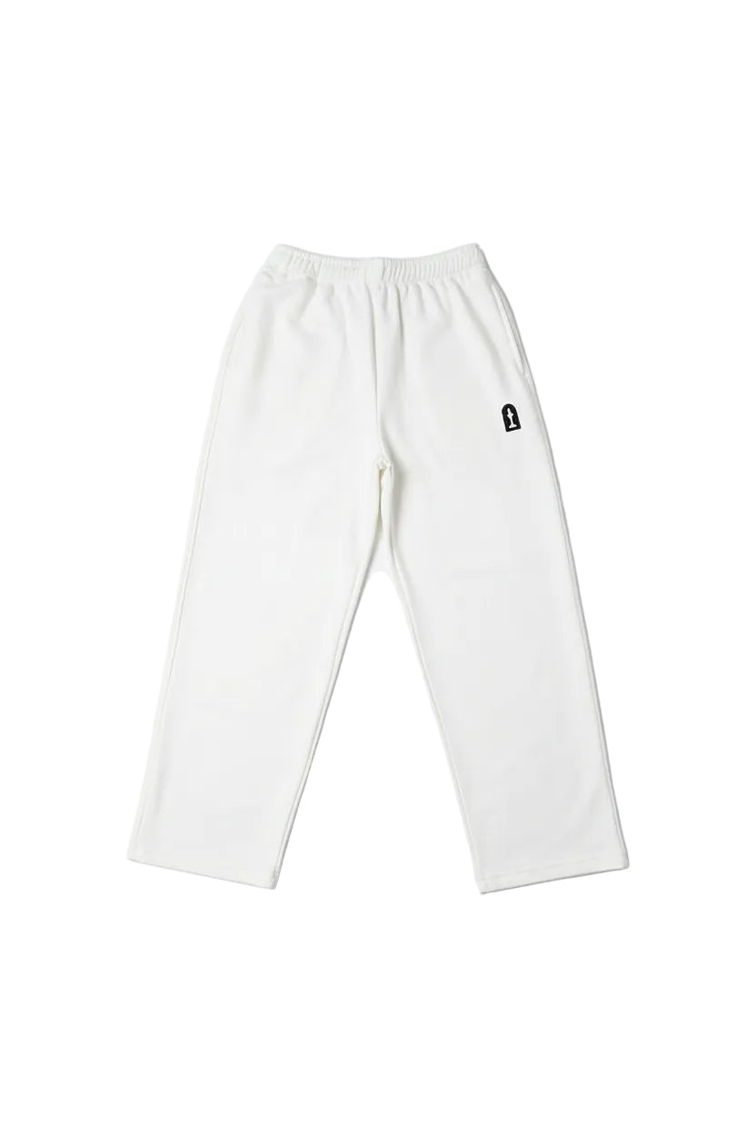 Classic White Terry Cotton Sweatpants
