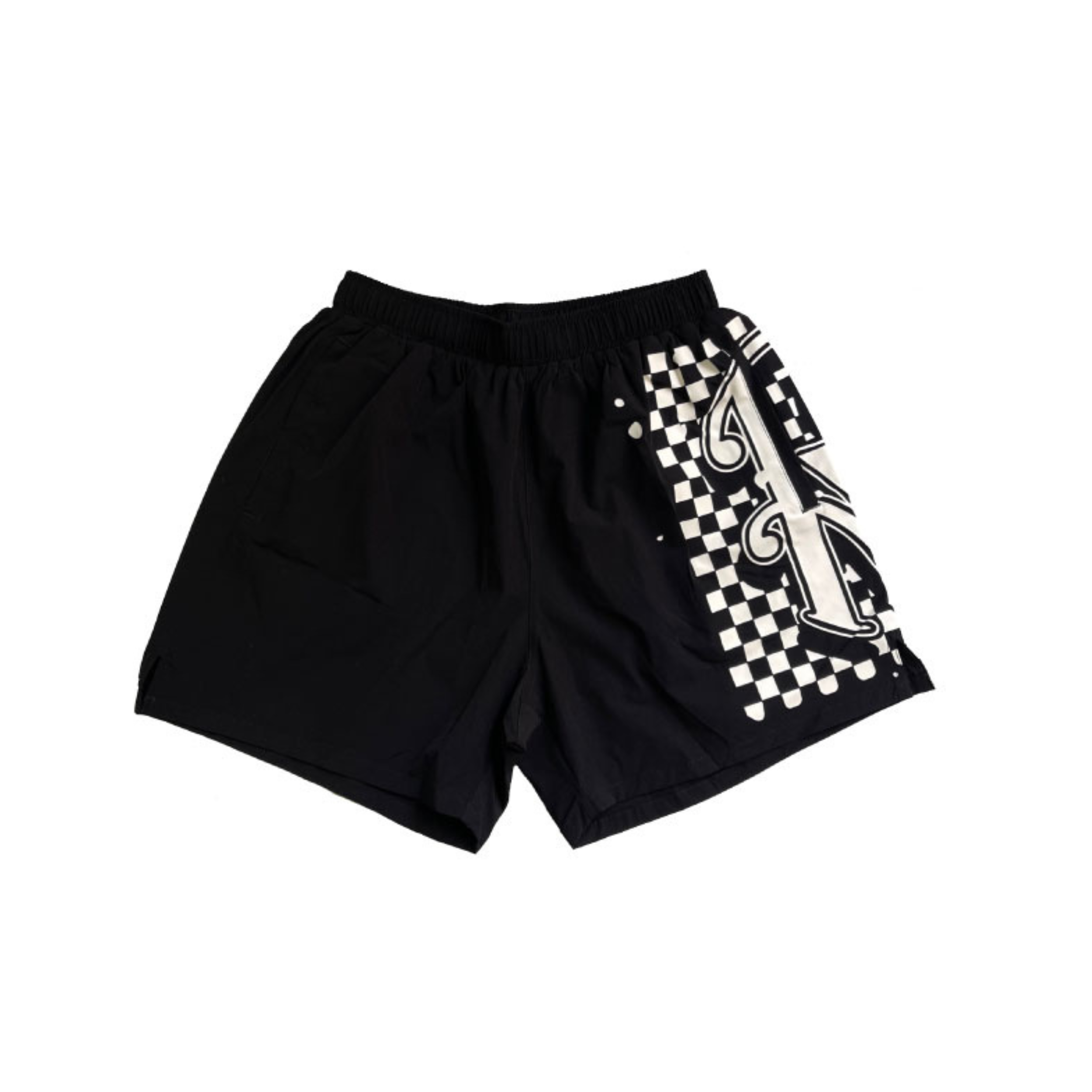 REALSELF BLACK NYLON SHORT