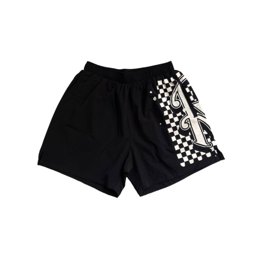 REALSELF BLACK NYLON SHORT
