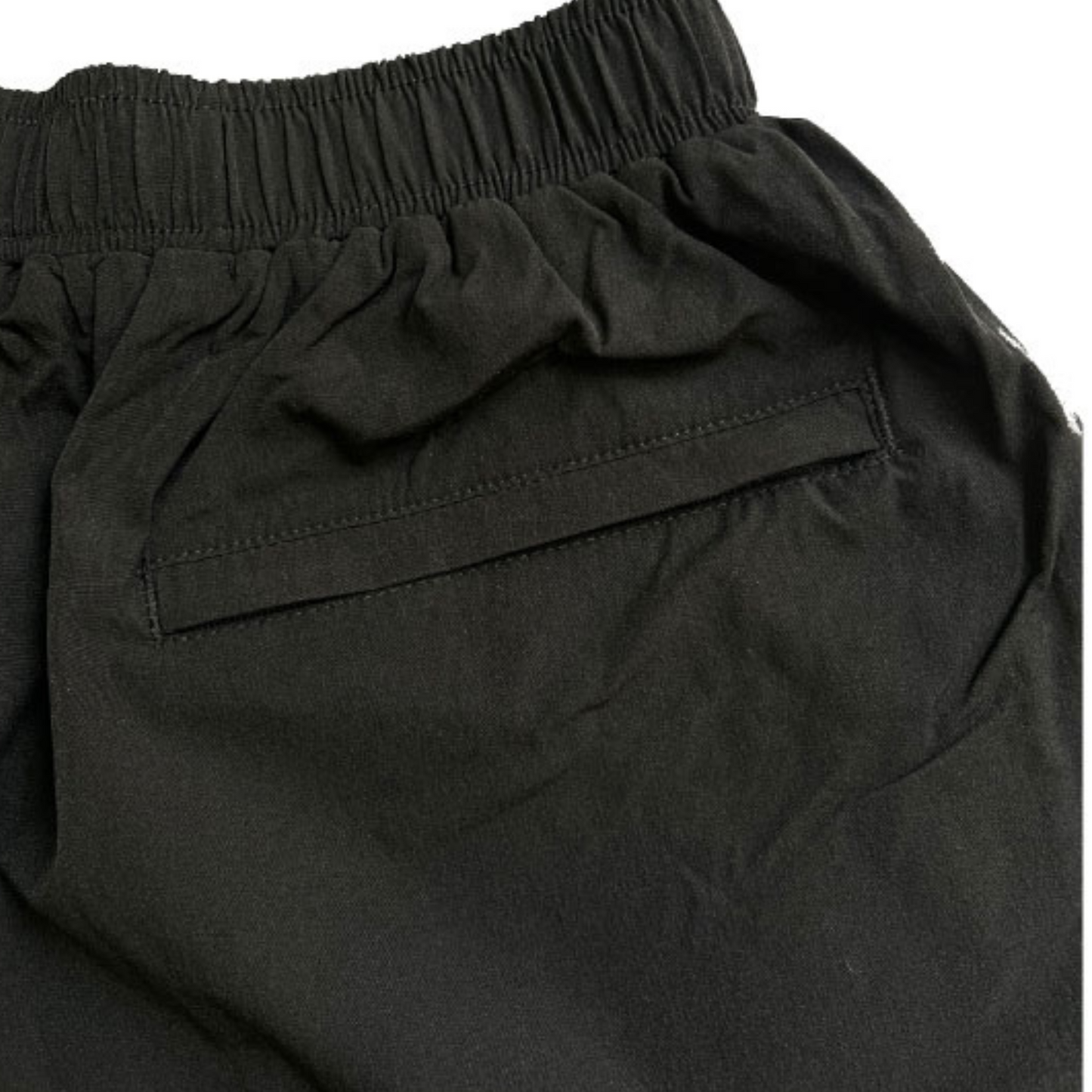 REALSELF BLACK NYLON SHORT
