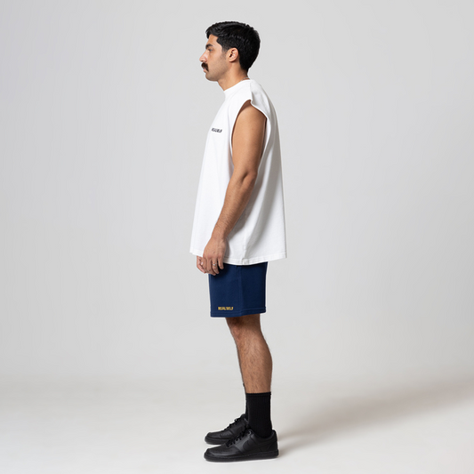 REALSELF EMBROIDERY LOGO JOGGING SHORT