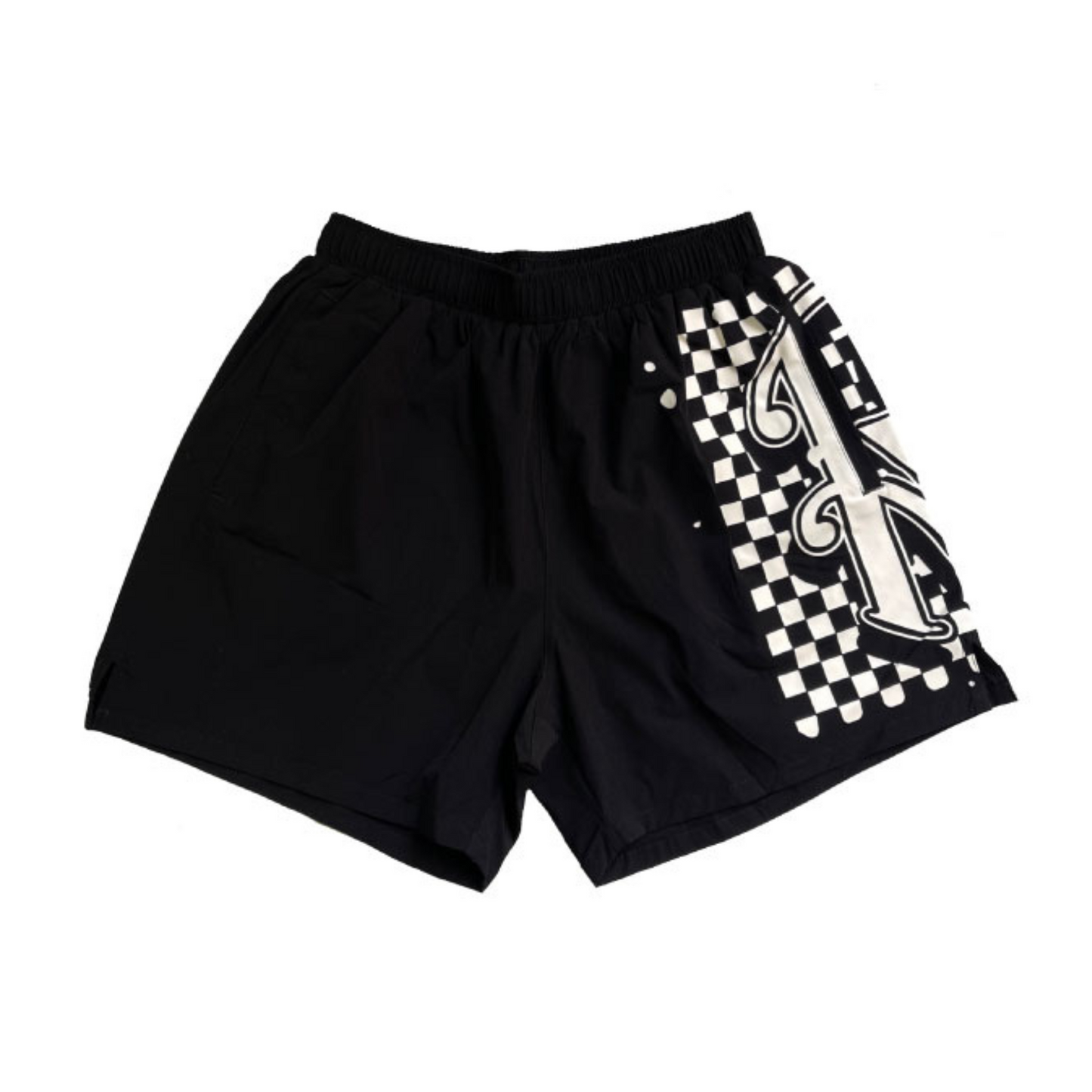 REALSELF BLACK NYLON SHORT