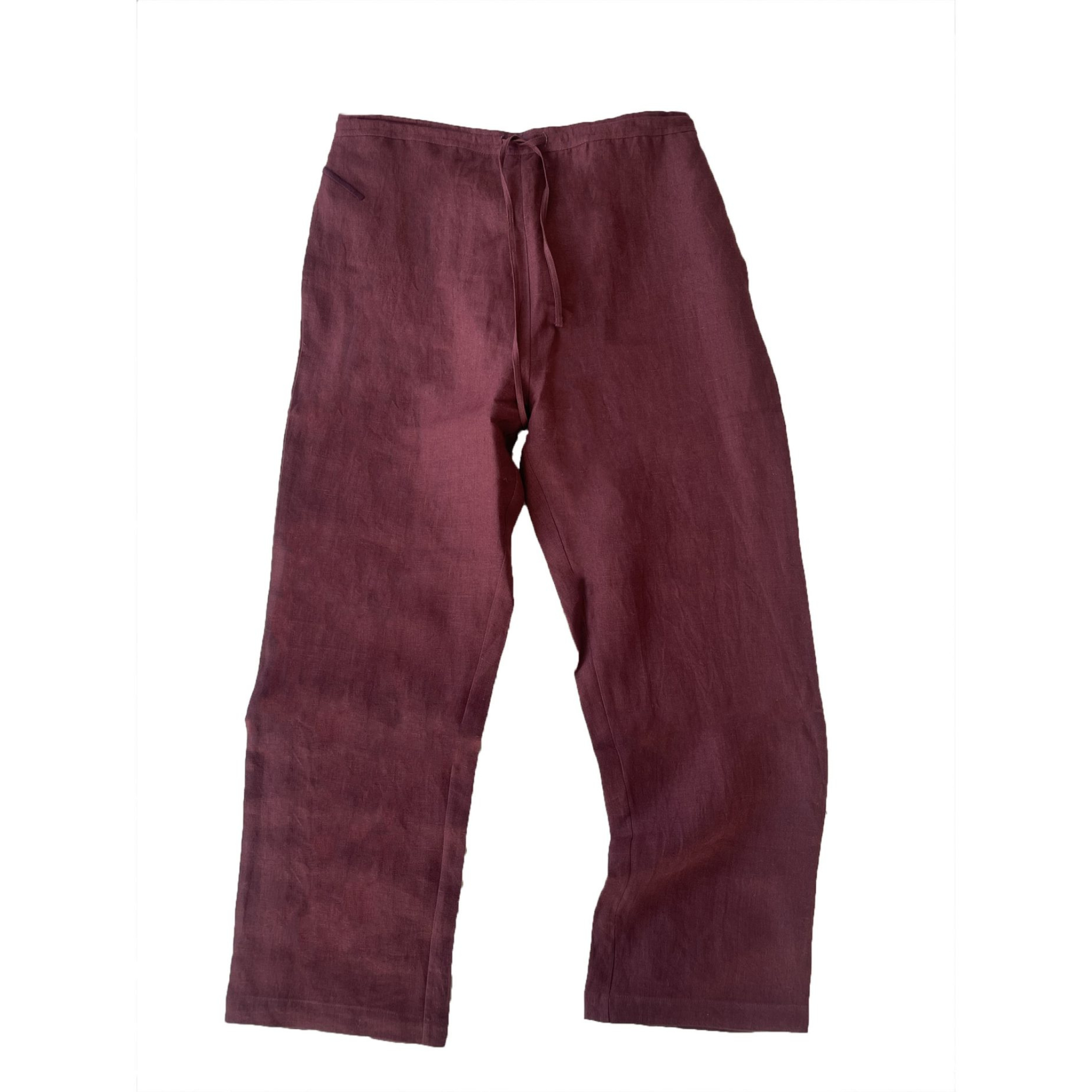 LINEN RELAXED FIT PANTS