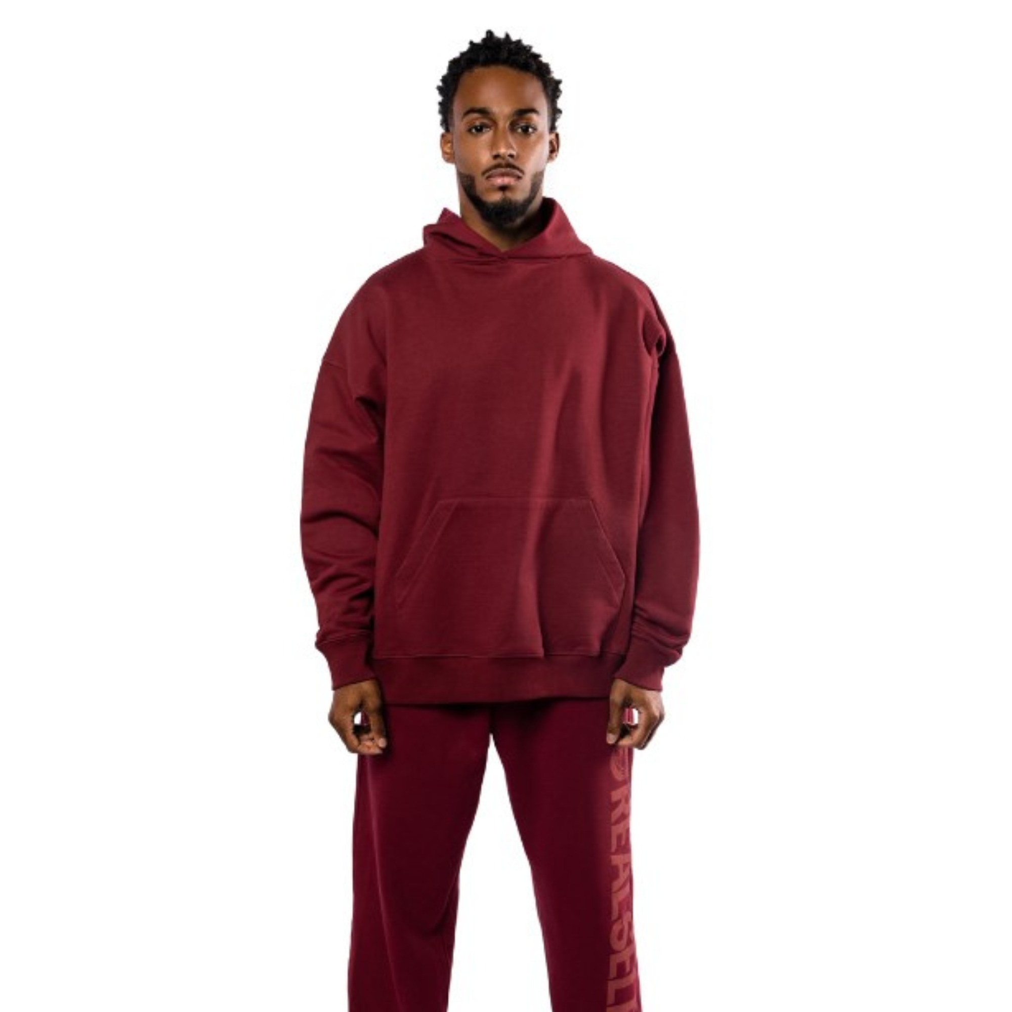 TRACKSUIT PANTS IN MAROON