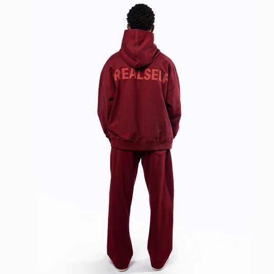 TRACKSUIT PANTS IN MAROON