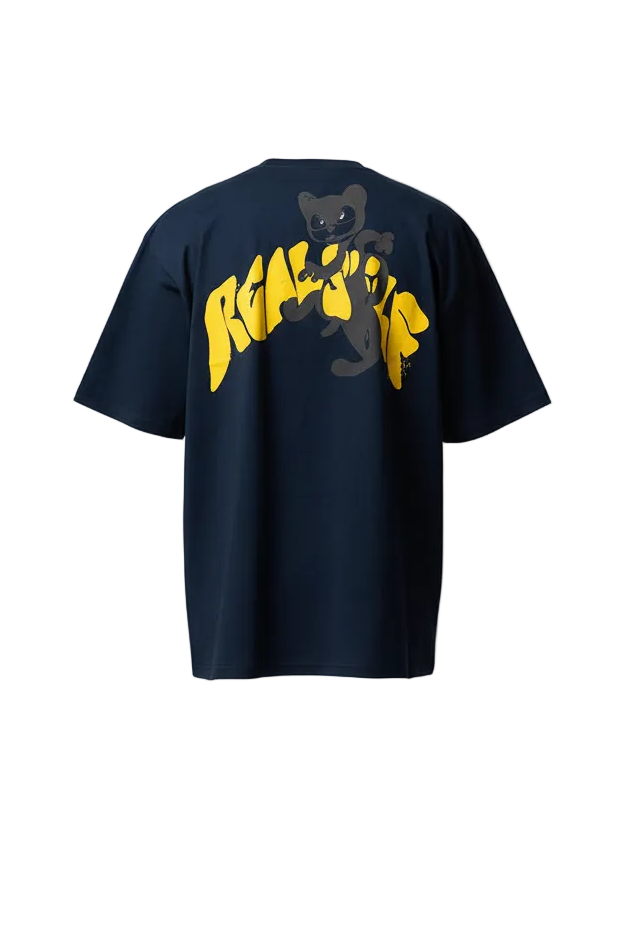 REALSELF LOGO OVERSIZED BLUE - TSHIRT