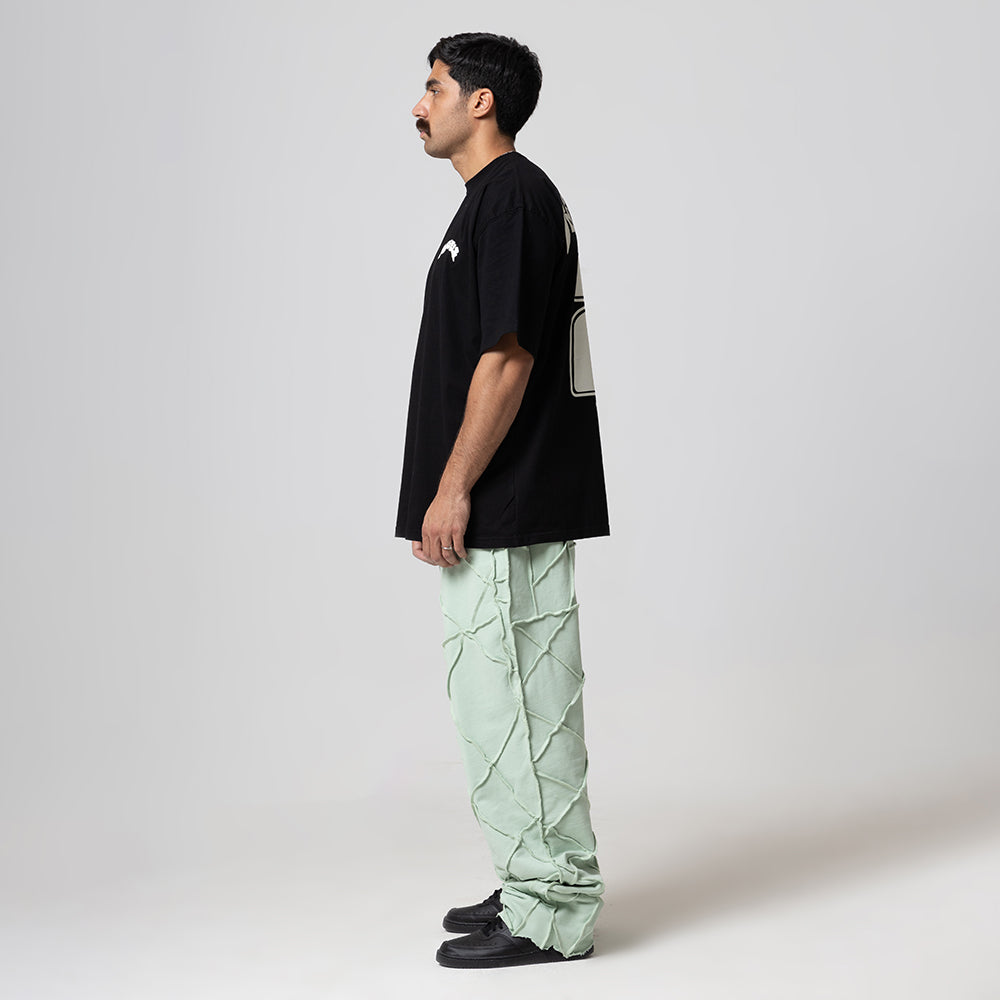 REALSELF GREEN JOGGING PATCH PANT