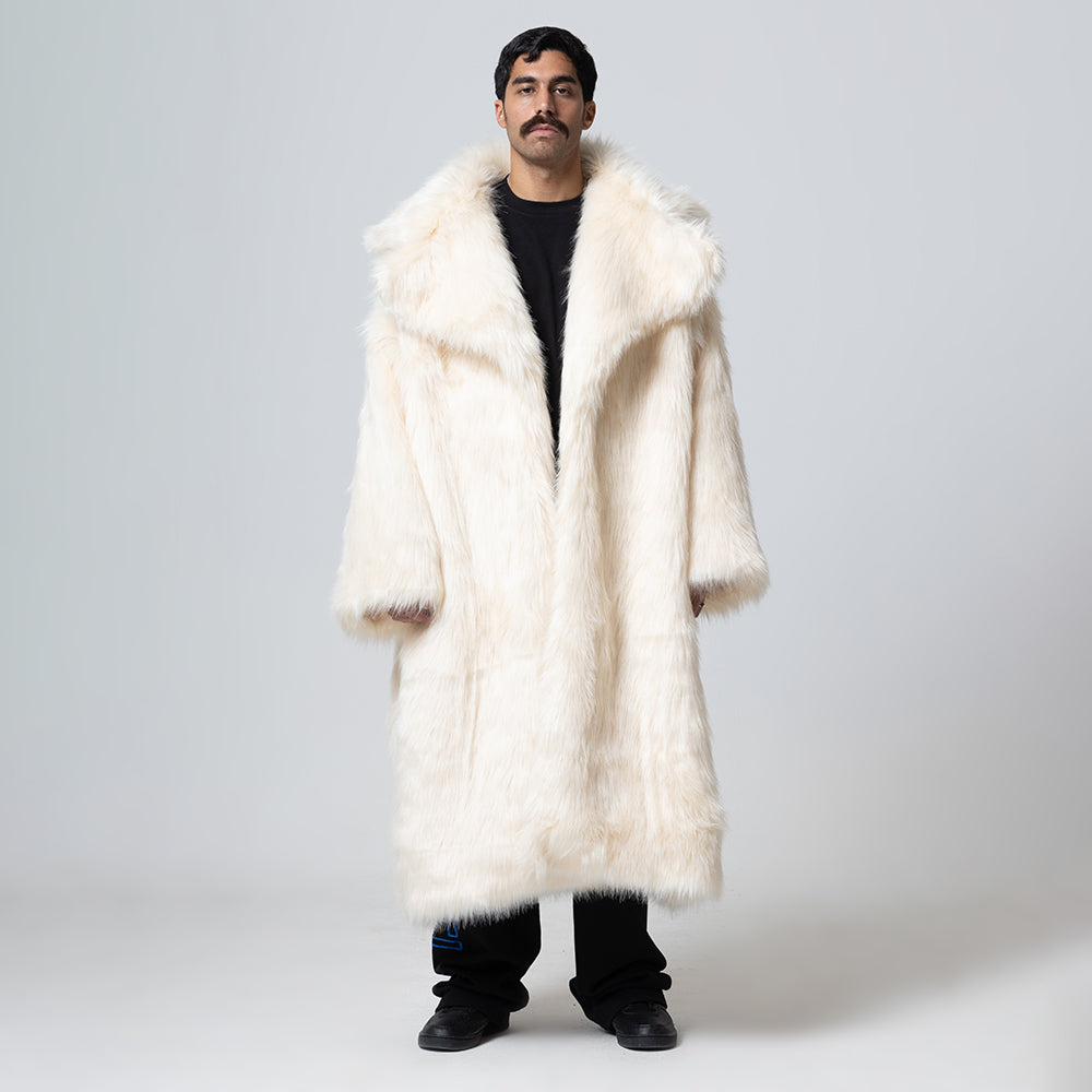 OVERSIZED FAUX FUR COAT