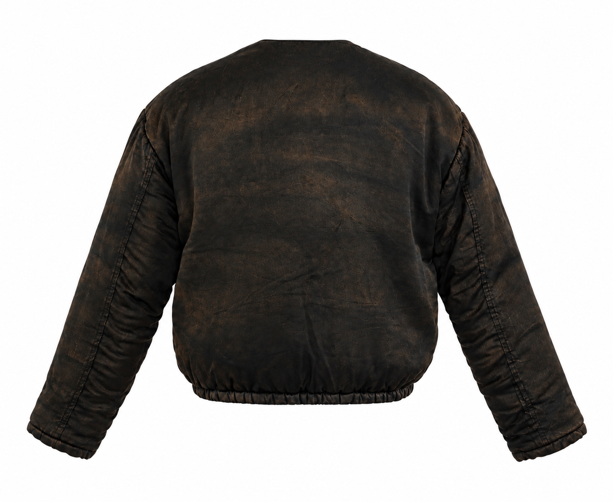 Reversible Vintage-Wash Bomber Jacket